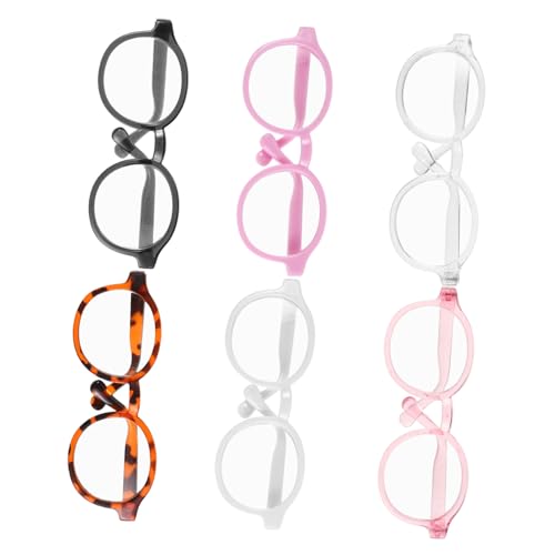minkissy 6 Stück Runde Klarglas Eyewear für Puppen Stofftiere und Miniaturen Vielseitige Kostüm Accessoires für Kreatives Spiel und Bastelprojekte minkissy 6 Stück Runde Klarglas Eyewear für Puppen Stofftiere und Miniaturen Vielseitige Kostüm Accessoires für Kreatives Spiel und Bastelprojekte von minkissy