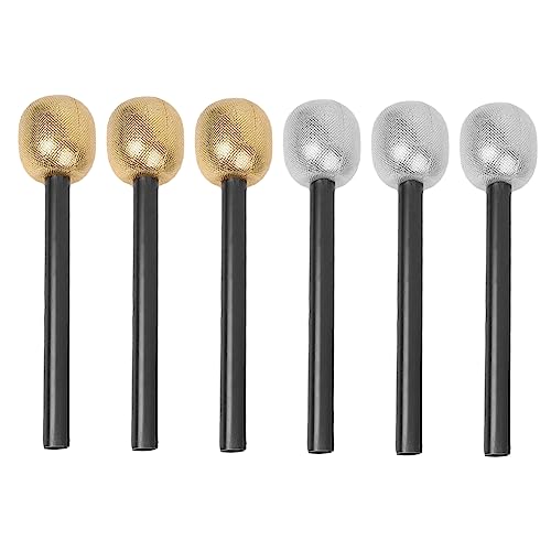 minkissy 6 Stück Simulierte Mikrofonprops Glitzerndes Mikrofon als Partygeschenk realistisch Mikrofon Silber vorgeben Stellen Sie Sich EIN Bühnenmikrofon vor Spielzeugmikrofon minkissy 6 Stück Simulierte Mikrofonprops Glitzerndes Mikrofon als Partygeschenk realistisch Mikrofon Silber vorgeben Stellen Sie Sich EIN Bühnenmikrofon vor Spielzeugmikrofon von minkissy