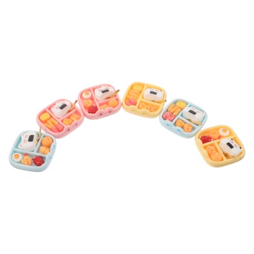 minkissy 6 Stück Süße Resin Food Dekorationen für Puppenhaus Szenen Miniatur Lebensmittel Accessoires für Kreative Mikrolandschaften minkissy 6 Stück Süße Resin Food Dekorationen für Puppenhaus Szenen Miniatur Lebensmittel Accessoires für Kreative Mikrolandschaften von minkissy