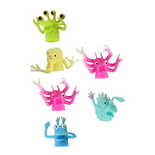 minkissy 6 Stück TPR Fingerpuppen für Lustige Cartoon Handpuppen Fördern Sie die Fantasie und Eltern Junge Mädchen Interaktion Zufälliger Stil Weiche und Bequeme Puppen minkissy 6 Stück TPR Fingerpuppen für Lustige Cartoon Handpuppen Fördern Sie die Fantasie und Eltern Junge Mädchen Interaktion Zufälliger Stil Weiche und Bequeme Puppen von minkissy