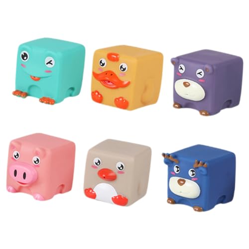 minkissy 6 Stück Teiliges Badespielzeug Cartoon Tiere aus Freiem Silikon Quiekendes Handliches Wasserspielzeug für Kleinkinder Fördert Kreativität und Motorik für Badewanne Pool Strand minkissy 6 Stück Teiliges Badespielzeug Cartoon Tiere aus Freiem Silikon Quiekendes Handliches Wasserspielzeug für Kleinkinder Fördert Kreativität und Motorik für Badewanne Pool Strand von minkissy