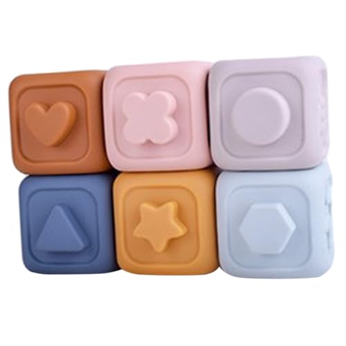 minkissy 6 Stück Teiliges Bauspielzeug aus Weichem Vinyl Farbenfrohe Dichte Bausteine für Kleinkinder Fördert Hand Auge Koordination Farb und Formerkennung Sicheres Lernspielzeug für Jungen minkissy 6 Stück Teiliges Bauspielzeug aus Weichem Vinyl Farbenfrohe Dichte Bausteine für Kleinkinder Fördert Hand Auge Koordination Farb und Formerkennung Sicheres Lernspielzeug für Jungen von minkissy