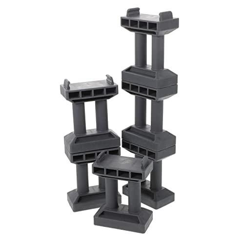 minkissy 6 Stück Spielbrücke Modell für Kinder Lustige Eisenbahn Brückenpfeiler Spielzeug Simulations Brückenpfeilermodell für Modelleisenbahnlandschaft von minkissy