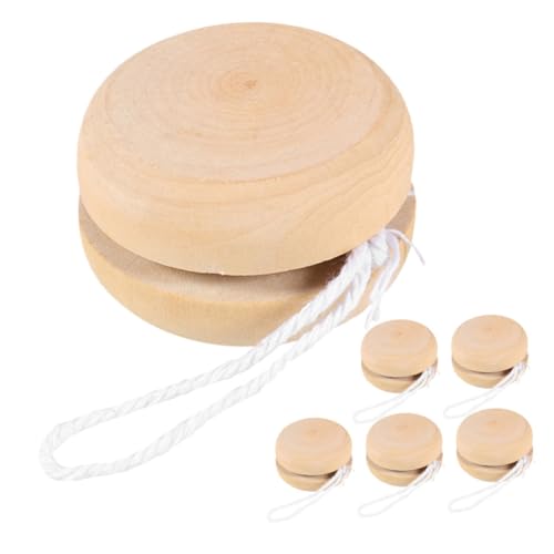 minkissy 6 Stück Teiliges DIY Holz Yo Yo Bälle Blanko Kreative Spielzeuge für Robuste und Sichere Holzmaterialien Fördert Hand Augen Koordination und Kreatives Malen für Spielspaß minkissy 6 Stück Teiliges DIY Holz Yo Yo Bälle Blanko Kreative Spielzeuge für Robuste und Sichere Holzmaterialien Fördert Hand Augen Koordination und Kreatives Malen für Spielspaß von minkissy