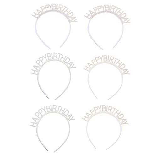 minkissy 6 Stück Teiliges Damen Stirnband mit Glitzersteinen und Perlen Leichter Bequemer Kopfschmuck für Geburtstagsfeiern Langlebig und Rutschfest als für Frauen und Mädchen minkissy 6 Stück Teiliges Damen Stirnband mit Glitzersteinen und Perlen Leichter Bequemer Kopfschmuck für Geburtstagsfeiern Langlebig und Rutschfest als für Frauen und Mädchen von minkissy