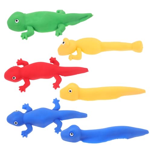 minkissy 6 Stück Teiliges Decompression für Stretchy Toys für Partys Interaktive Finger Spielzeuge aus Tpr als Mitgebsel für Mädchen und Jungen von minkissy