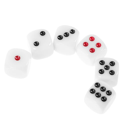minkissy 6 Stück Teiliges Einzelseitige Resin Würfel Leichte Tragbare Spielwürfel für Brettspiele Partyzubehör und Lernspiel Geeignet für Bar Familie und Veranstaltungen minkissy 6 Stück Teiliges Einzelseitige Resin Würfel Leichte Tragbare Spielwürfel für Brettspiele Partyzubehör und Lernspiel Geeignet für Bar Familie und Veranstaltungen von minkissy