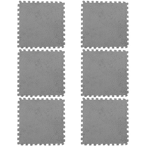 minkissy 6 Stück Teiliges Eva Puzzle Matte Flauschige Bodenmatte für und Spielbereich rutschfest Vielseitig Einsetzbar minkissy 6 Stück Teiliges Eva Puzzle Matte Flauschige Bodenmatte für und Spielbereich rutschfest Vielseitig Einsetzbar von minkissy
