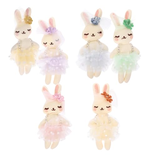minkissy 6 Stück Teiliges Kaninchen Plüschtiere Handgefertigte DIY Dekoration für Ostern Charmante Häschen Stofftiere Heim und Festdekoration minkissy 6 Stück Teiliges Kaninchen Plüschtiere Handgefertigte DIY Dekoration für Ostern Charmante Häschen Stofftiere Heim und Festdekoration von minkissy