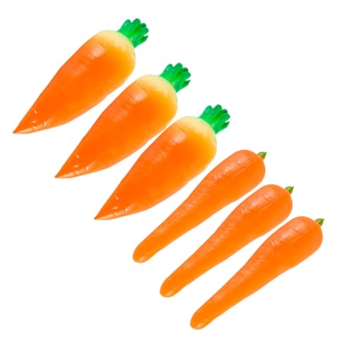 minkissy 6 Stück Teiliges Künstliche PVC Karotten Mini Deko Gemüse Handwerkliche Realistische Kleine Möhren für Partydeko Garten Vielseitige Fake Vegetables Modelle minkissy 6 Stück Teiliges Künstliche PVC Karotten Mini Deko Gemüse Handwerkliche Realistische Kleine Möhren für Partydeko Garten Vielseitige Fake Vegetables Modelle von minkissy