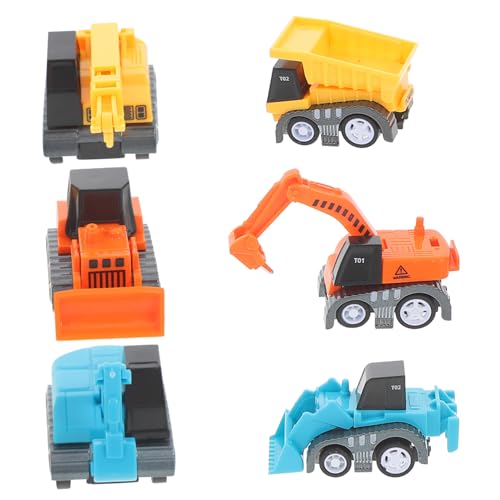 minkissy 6 Stück Teiliges Mini Baustellenfahrzeuge Spielzeugautos Friktionsantrieb Pull Back Mechanismus Kinderfahrzeuge Für Kleinkinder Kreative Spielförderung minkissy 6 Stück Teiliges Mini Baustellenfahrzeuge Spielzeugautos Friktionsantrieb Pull Back Mechanismus Kinderfahrzeuge Für Kleinkinder Kreative Spielförderung von minkissy