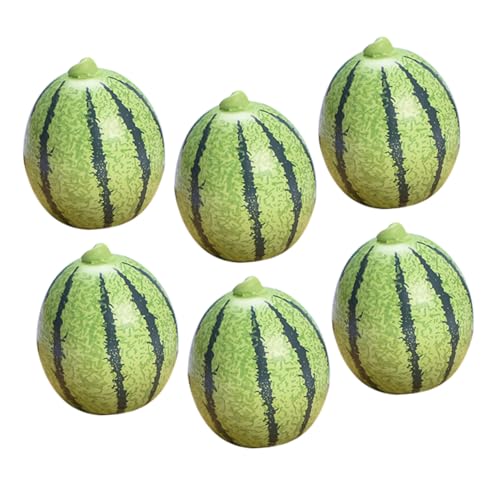 minkissy 6 Stück Teiliges Mini Wassermelonen Künstliche Miniaturfrüchte aus Resin Realistische Deko für Puppenhaus Tiny Fruit Model Prop für Miniaturszenen und Bastelprojekte minkissy 6 Stück Teiliges Mini Wassermelonen Künstliche Miniaturfrüchte aus Resin Realistische Deko für Puppenhaus Tiny Fruit Model Prop für Miniaturszenen und Bastelprojekte von minkissy