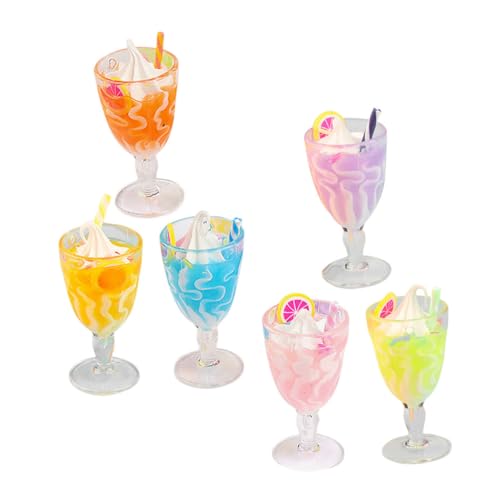 minkissy 6 Stück Teiliges Miniatur Eisbecher Kunststoff Mini Ice Goblet Dekoration für Puppenhaus Obstbecher Miniatur Lebensmittel Getränk Mix Farben minkissy 6 Stück Teiliges Miniatur Eisbecher Kunststoff Mini Ice Goblet Dekoration für Puppenhaus Obstbecher Miniatur Lebensmittel Getränk Mix Farben von minkissy