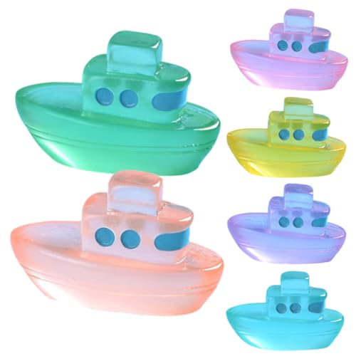 minkissy 6 Stück Teiliges Miniaturboot Resin mit Nachtleuchteffekt Rustikale Miniaturboote für Puppenhaus Dekor Mikro Geländegestaltung und Gartenszene Langlebige Kleindekorationen minkissy 6 Stück Teiliges Miniaturboot Resin mit Nachtleuchteffekt Rustikale Miniaturboote für Puppenhaus Dekor Mikro Geländegestaltung und Gartenszene Langlebige Kleindekorationen von minkissy
