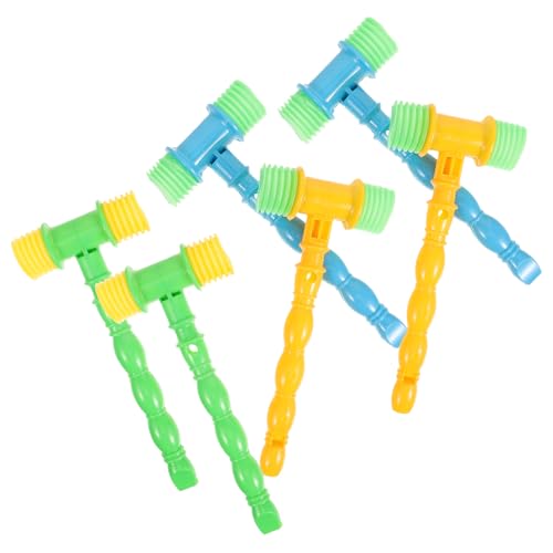 minkissy 6 Stück Teiliges Musikspielzeug mit Leuchtendem Weichem Hammerkopf Pädagogisch Vielseitig Einsetzbar für Kleinkinder Montessori Inspiriert Farblich Gemischt für Zufällige Farbe von minkissy