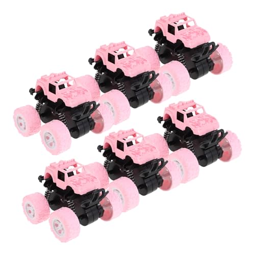 minkissy 6 Stück Teiliges Off Road Rückziehauto für Inertia Fahrzeug mit Realistischem Design für Geburtstagsfeiern und Spielzeitaktivitäten von minkissy