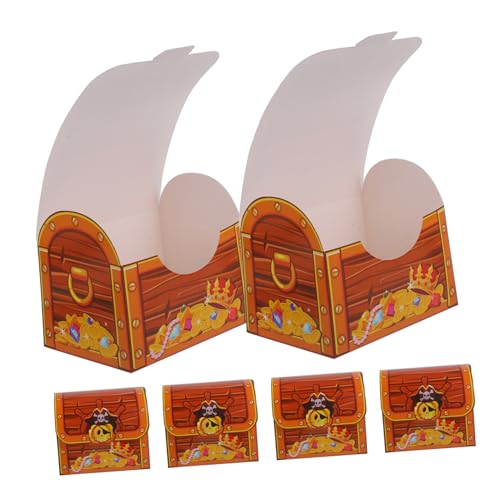 minkissy 6 Stück Teiliges Piraten Schatzkisten für Kindergeburtstag Kleine Süßigkeitenboxen Leichte Geschenkverpackung für Piraten Mottoparty für Bonbons und Mitgebsel minkissy 6 Stück Teiliges Piraten Schatzkisten für Kindergeburtstag Kleine Süßigkeitenboxen Leichte Geschenkverpackung für Piraten Mottoparty für Bonbons und Mitgebsel von minkissy