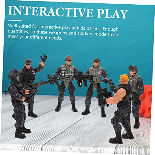 minkissy 6 Stück Teiliges Soldaten Figuren aus Bewegliche Simulation Soldaten mit Detaillierten Posen Sicher für Dekoration für Spielspaß minkissy 6 Stück Teiliges Soldaten Figuren aus Bewegliche Simulation Soldaten mit Detaillierten Posen Sicher für Dekoration für Spielspaß von minkissy
