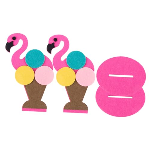 minkissy 6 Stück Teiliges Sommer Filz Dekorationsset mit Flamingo Ananas und Kaktus Kreative Tischdeko für Hawaii Partys Festtagsgestaltung für Zuhause und Büro minkissy 6 Stück Teiliges Sommer Filz Dekorationsset mit Flamingo Ananas und Kaktus Kreative Tischdeko für Hawaii Partys Festtagsgestaltung für Zuhause und Büro von minkissy