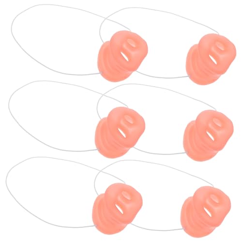 minkissy 6 Stück Teiliges Vinyl Schweinenasen Cosplay Requisiten für Karneval und Fasching für Bühnenauftritte und Lustige Kostümpartys von minkissy