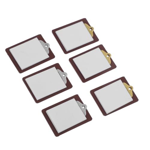 minkissy 6 Stück Teiliges Whiteboard Clipboard Realistische Schreibtafeln für Puppenhaus Detailgetreue Schulzubehör Dekoration Leicht Integrierbar Kreatives DIY minkissy 6 Stück Teiliges Whiteboard Clipboard Realistische Schreibtafeln für Puppenhaus Detailgetreue Schulzubehör Dekoration Leicht Integrierbar Kreatives DIY von minkissy