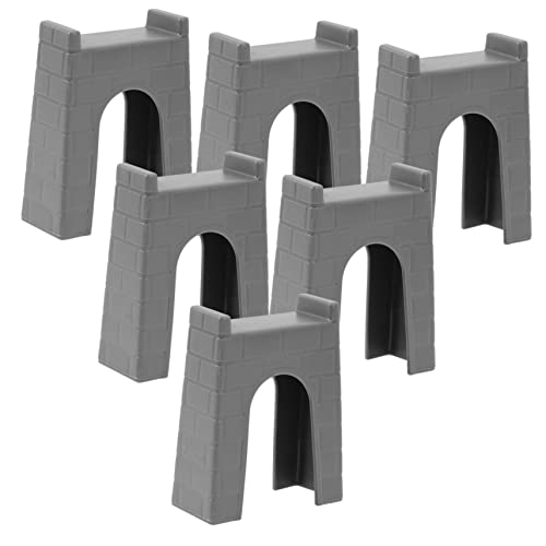 minkissy 6 Stück Teiliges Zugbrückenstützen für Robuste Accessoires für Eisenbahn Tracks für Holzeisenbahn Layouts und Kreative Spielstunden minkissy 6 Stück Teiliges Zugbrückenstützen für Robuste Accessoires für Eisenbahn Tracks für Holzeisenbahn Layouts und Kreative Spielstunden von minkissy