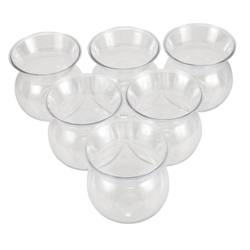 minkissy 6 Stück Transparente Mini Blumentöpfe Kinderfreundliche Mini Pflanzgefäße für Sukkulenten Kleine Zimmerpflanzen und Kreative Dekoration Drinnen minkissy 6 Stück Transparente Mini Blumentöpfe Kinderfreundliche Mini Pflanzgefäße für Sukkulenten Kleine Zimmerpflanzen und Kreative Dekoration Drinnen von minkissy