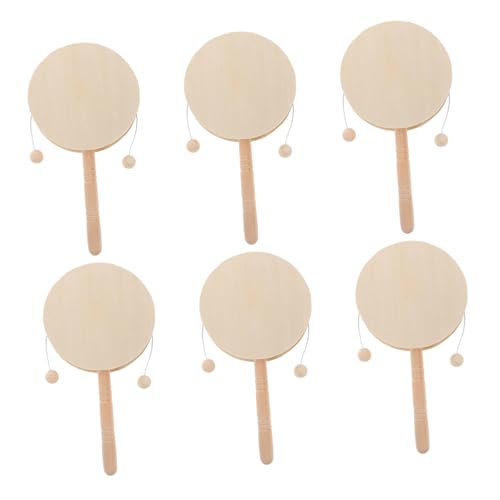 minkissy 6 Stück Unbemalte Holzpercussion für Kreatives Malen Basteln Fördert die Fantasie Interaktive Spielaktivitäten minkissy 6 Stück Unbemalte Holzpercussion für Kreatives Malen Basteln Fördert die Fantasie Interaktive Spielaktivitäten von minkissy