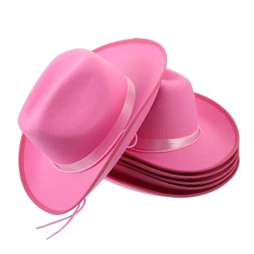 minkissy 6 Stück Western Hut mit Ripsband Kostümaccessoire für Junggesellenabschiede und Partys Cowboy Kappe für Jungen und Mädchen minkissy 6 Stück Western Hut mit Ripsband Kostümaccessoire für Junggesellenabschiede und Partys Cowboy Kappe für Jungen und Mädchen von minkissy