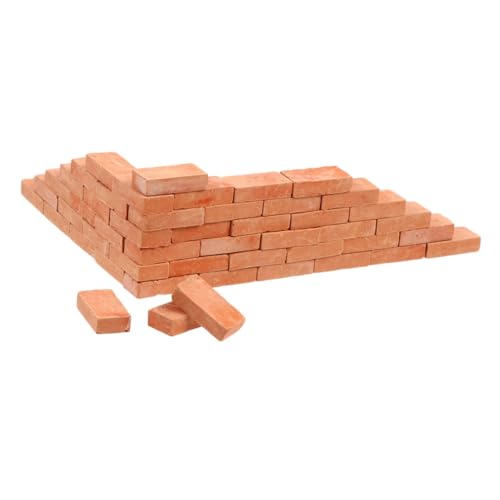 minkissy 60 Stück Maßstab Wiederverwendbare Modellbausteine für DIY Sandtisch Puppenhaus und Mikrolandschaften Vielseitige Mikro Szenerie Baumaterialien von minkissy
