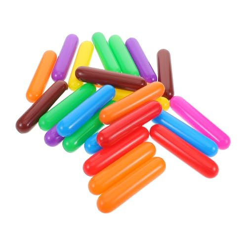 minkissy 60 Stück Teiliges Bunte Plastik Ozeanbälle aus Weichem Kunststoff Große Streifenbälle für Spielbereiche Pool Fördert Bewegung und Spielerisches Lernen im Kindergarten und Outdoor von minkissy