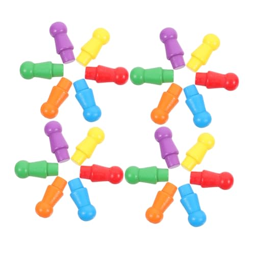 minkissy 60 Stück Teiliges Buntes Holz Spielset Kleine Spielfiguren für Unterhaltungsspiel Stabile Hölzerne Springerschach Figuren Geeignet für Zuhause Büro Schule und Reisen minkissy 60 Stück Teiliges Buntes Holz Spielset Kleine Spielfiguren für Unterhaltungsspiel Stabile Hölzerne Springerschach Figuren Geeignet für Zuhause Büro Schule und Reisen von minkissy