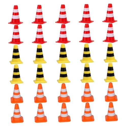 minkissy 60 Stück Teiliges Mini Verkehrsleitkegel aus Kunststoff Kindgerechte Straßenverkehrsschilder in Rot Gelb Orange Sicher Leicht für Pädagogisches Rollenspiel und Kooperatives Lernen minkissy 60 Stück Teiliges Mini Verkehrsleitkegel aus Kunststoff Kindgerechte Straßenverkehrsschilder in Rot Gelb Orange Sicher Leicht für Pädagogisches Rollenspiel und Kooperatives Lernen von minkissy