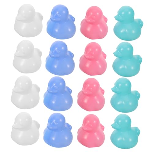 minkissy 64 Stück Teiliges Bade und Poolspielzeug mit Schwimmenden Enten Kunststoffbällen Umweltfreundlich Leicht und Stabil für Ballpools Badewannen und Wasserspiele im Innenbereich von minkissy