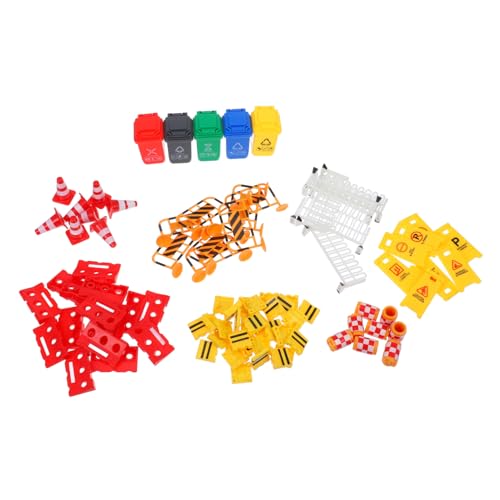 minkissy 67 Stück Teiliges Mini Verkehrszeichen Spielset mit Verkehrscones Realistische Straßensperren für Pädagogisches Verkehrssicherheits Fördert Kreatives Rollenspiel und minkissy 67 Stück Teiliges Mini Verkehrszeichen Spielset mit Verkehrscones Realistische Straßensperren für Pädagogisches Verkehrssicherheits Fördert Kreatives Rollenspiel und von minkissy
