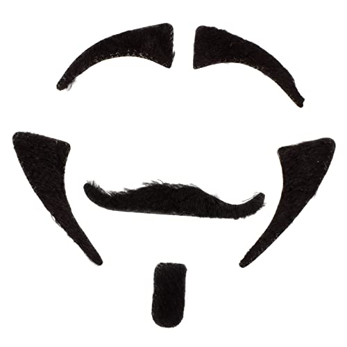 minkissy 6Sätze Teiliges Von Dekorativen Cosplay Schnurrbärten Augenbrauen Selbstklebende Gefälschte Für Halloween Karneval Kostümpartys Vielseitiges Zubehör Für Kreative minkissy 6Sätze Teiliges Von Dekorativen Cosplay Schnurrbärten Augenbrauen Selbstklebende Gefälschte Für Halloween Karneval Kostümpartys Vielseitiges Zubehör Für Kreative von minkissy