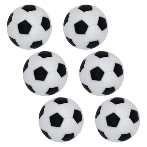 minkissy 6Stücke Mini Tischfußball Bälle Ersatzbälle für Tischfußballspiele Robuste HIPS Material für Erwachsene Spaßiges Zubehör für Fußballtische von minkissy