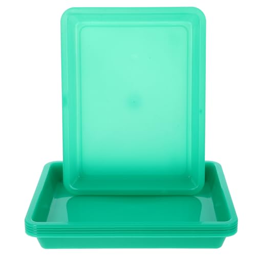 minkissy 6Stücke Puzzle Sortiertabletts aus Material Wiederverwendbare Aufbewahrung für Puzzleteile Leicht und Tragbar für Spielzeugorganisation von minkissy