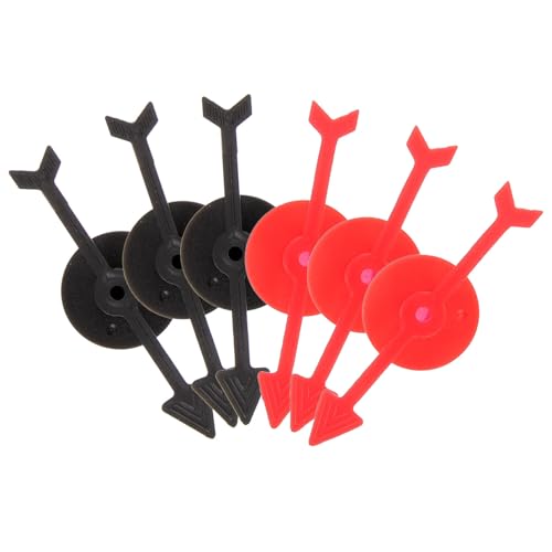 minkissy 6Stücke Spielspinner Zubehör für Brettspiele DIY Zeiger aus Kunststoff für Lernwerkzeuge Roulette und Kreative Projekte Langlebig und Sicher von minkissy