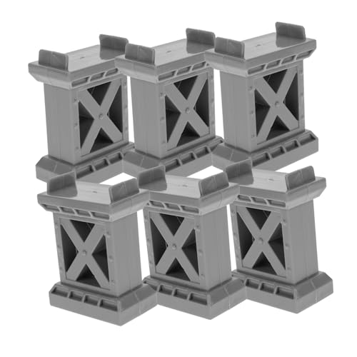 minkissy 6Stücke Teiliges Brückenstütze für Holzspielzeug Eisenbahn Hochstabile Gleiserhöhungen für Kreative Zugstrecken Zufällige Farben Grün minkissy 6Stücke Teiliges Brückenstütze für Holzspielzeug Eisenbahn Hochstabile Gleiserhöhungen für Kreative Zugstrecken Zufällige Farben Grün von minkissy