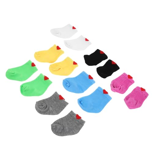minkissy 7 Paare Socken für Amerikanische Puppen Bunte Accessoires für Puppenkleidung für Rollenspiele und Kreative Aktivitäten Langlebige und Weiche Materialien minkissy 7 Paare Socken für Amerikanische Puppen Bunte Accessoires für Puppenkleidung für Rollenspiele und Kreative Aktivitäten Langlebige und Weiche Materialien von minkissy