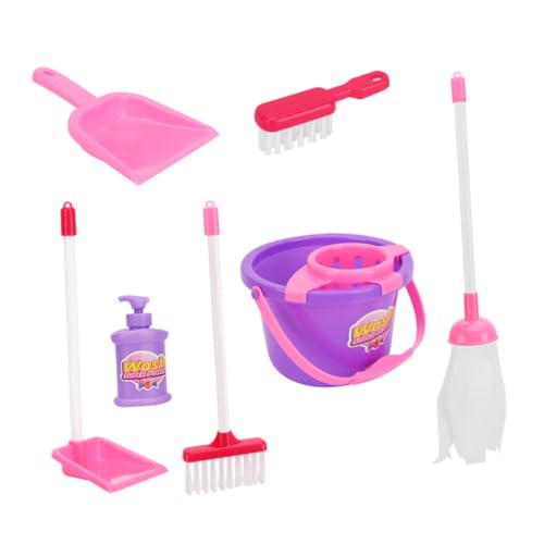 minkissy 7 Stück Putzset Teiliges Mini Reinigungsset für Mädchen Rollenspiel mit Besen Kehrblech und Bürsten für Kreatives Pretend Play und Körperübung Zufällige Farbe Zufällige Farbe minkissy 7 Stück Putzset Teiliges Mini Reinigungsset für Mädchen Rollenspiel mit Besen Kehrblech und Bürsten für Kreatives Pretend Play und Körperübung Zufällige Farbe Zufällige Farbe von minkissy