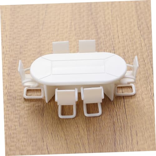 minkissy 7 Stück Teiliges Miniatur Modell Tisch Stuhl Set aus DIY Meeting Stuhl Kit für Puppenhaus und Innenraum Dekoration minkissy 7 Stück Teiliges Miniatur Modell Tisch Stuhl Set aus DIY Meeting Stuhl Kit für Puppenhaus und Innenraum Dekoration von minkissy