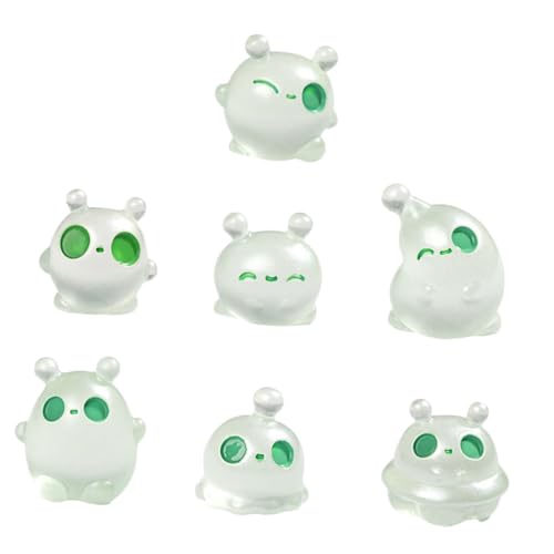 minkissy 7 Stück Teiliges Miniatur Resin Figuren mit Leuchtfunktion DIY Micro Landschaft Dekoration Quirky Nachtlicht Außerirdische für Schreibtisch Büro Kinderzimmer Party und Feengarten minkissy 7 Stück Teiliges Miniatur Resin Figuren mit Leuchtfunktion DIY Micro Landschaft Dekoration Quirky Nachtlicht Außerirdische für Schreibtisch Büro Kinderzimmer Party und Feengarten von minkissy