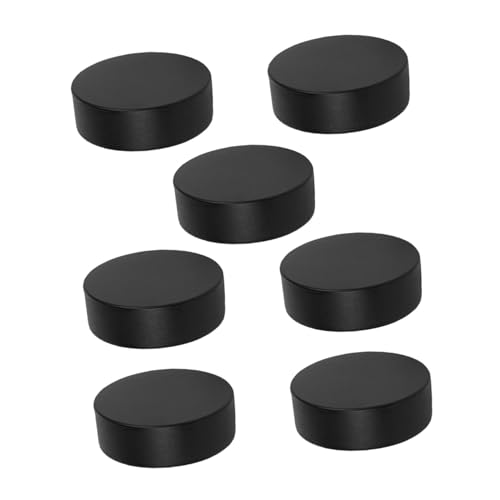 minkissy 7 Stück Teiliges Pu-Schaum Eishockey Pucks Leicht Geräuscharm für Indoor-Training und Hockey-übung Vielseitig Einsetzbar für Präzision und Koordination von minkissy