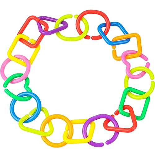 minkissy 75Stücke Teiliges Geometrisches Verbindungsring für Junge Mädchen Sensory Early Education Fördert die Feinmotorik für Kinderwagen Hochstuhl Mehr Kreative Geschenkidee minkissy 75Stücke Teiliges Geometrisches Verbindungsring für Junge Mädchen Sensory Early Education Fördert die Feinmotorik für Kinderwagen Hochstuhl Mehr Kreative Geschenkidee von minkissy