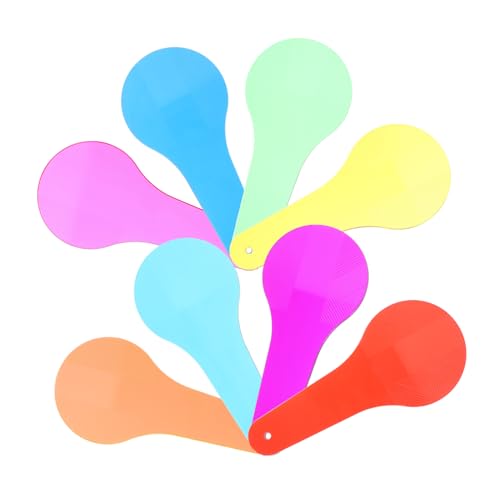 minkissy 8 Blatt Teiliges Farbige Durchscheinende Acrylfolie Farbfilterplatten für Schüler Farbige Lernhilfe Farbfilter für Grundschule und Vorschule Wissenschaftliche Experimente Kreative von minkissy