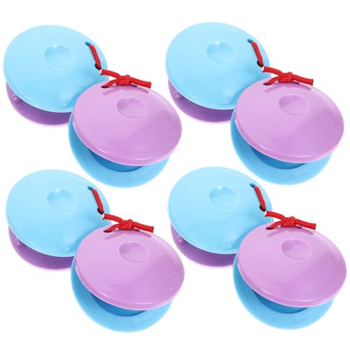 minkissy 8 Stck Kunststoff Kastagnetten für Teiliges Bunte Fingerinstrumente für Kleinkinder und Vorschulkinder Sicheres und Lehrreiches Musikinstrument minkissy 8 Stck Kunststoff Kastagnetten für Teiliges Bunte Fingerinstrumente für Kleinkinder und Vorschulkinder Sicheres und Lehrreiches Musikinstrument von minkissy