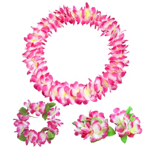 minkissy 8 Stück Hawaii Blumenkranz Set Teiliges Dekorationsset mit Halsring Armband und Haarband Weiß für Tropische Partys Hochzeiten und Fotoshootings Realistische Lebendige Blüten für minkissy 8 Stück Hawaii Blumenkranz Set Teiliges Dekorationsset mit Halsring Armband und Haarband Weiß für Tropische Partys Hochzeiten und Fotoshootings Realistische Lebendige Blüten für von minkissy