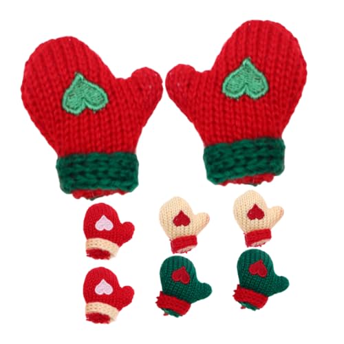minkissy 8 Stück Miniatur Weihnachtsstrickhandschuhe Teiliges Handgefertigt Für Puppenhaus Dekoration DIY Bastelbedarf Christbaumhandschuh Anhänger Rot Grün Farben Kreative Geschenkidee minkissy 8 Stück Miniatur Weihnachtsstrickhandschuhe Teiliges Handgefertigt Für Puppenhaus Dekoration DIY Bastelbedarf Christbaumhandschuh Anhänger Rot Grün Farben Kreative Geschenkidee von minkissy